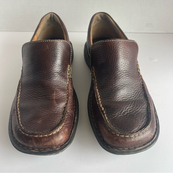 Born M6179 Men's Brown Leather Slip-On Shoes Size 10 - Picture 3 of 14